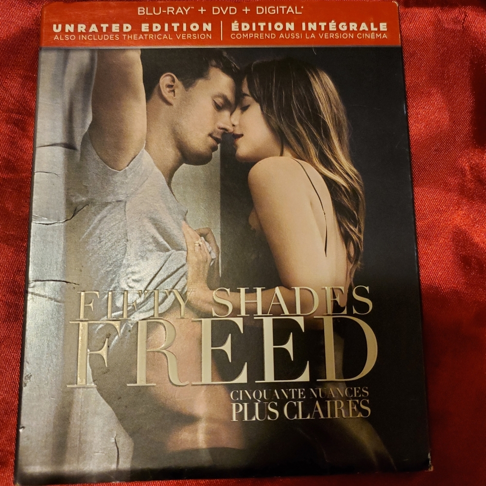 Blu Ray dvd Fifty Shades Freed unrated edition new in original packaging